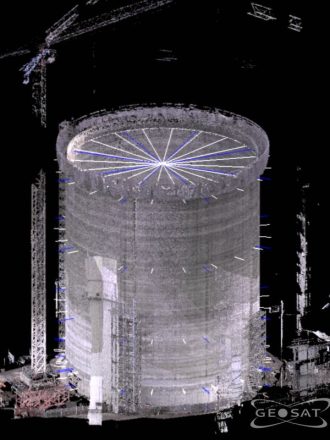 geosat skaning 3d silos geodezja